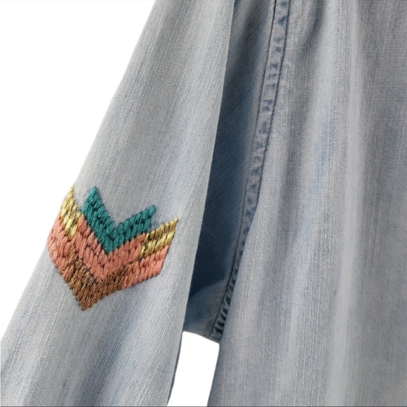Rails chambray Jean shirt shacket size small - Picture 5 of 7